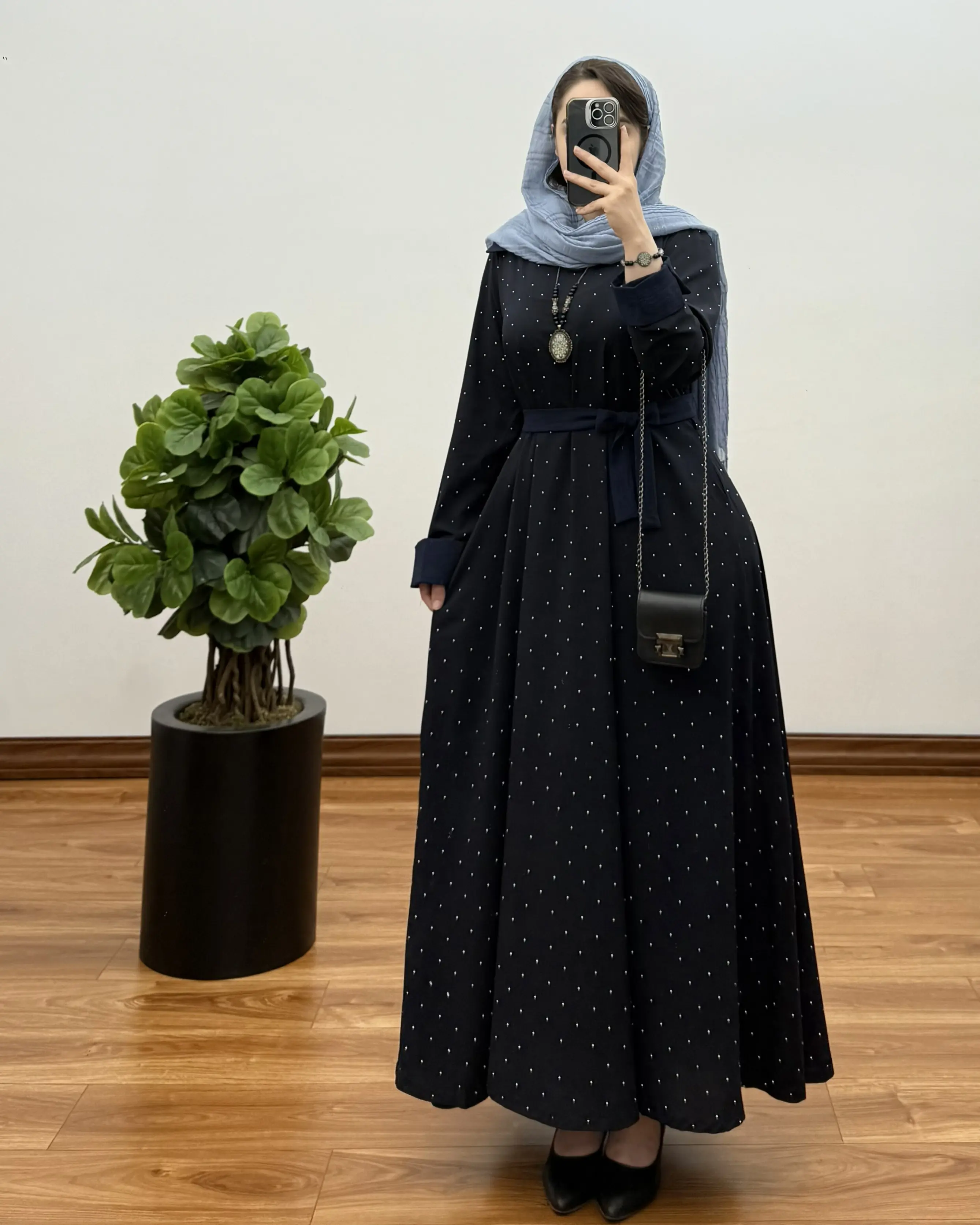 پیراهن مانتویی سوپر کلوش ماهین